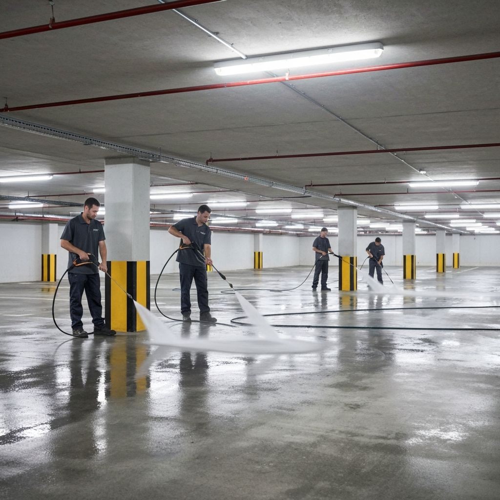 Underground Parking Cleaning